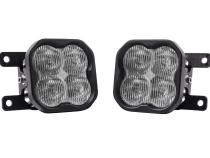 SS3 LED Fog Light Kit for 2019-2021 Ford Ranger Yellow SAE Fog Pro w/ Backlight Diode Dynamics