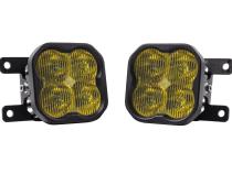 SS3 LED Fog Light Kit for 2010-2018 Ford Transit Connect Yellow SAE Fog Max w/ Backlight Diode Dynamics
