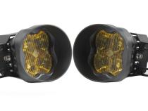SS3 LED Fog Light Kit for 2012-2016 Toyota Prius V Yellow SAE Fog Sport w/ Backlight Diode Dynamics