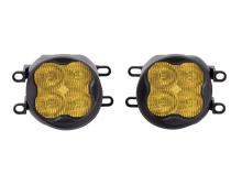 SS3 LED Fog Light Kit for 2012-2016 Toyota Prius C Yellow SAE Fog Max w/ Backlight Diode Dynamics