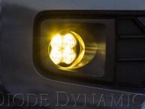 SS3 LED Fog Light Kit for 2012-2016 Toyota Prius C Yellow SAE Fog Max w/ Backlight Diode Dynamics