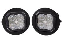 SS3 LED Fog Light Kit for 2005-2011 Toyota Tacoma White SAE Fog Sport w/ Backlight Diode Dynamics