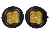 SS3 LED Fog Light Kit for 2007-2013 Toyota Tundra Yellow SAE Fog Pro w/ Backlight Diode Dynamics