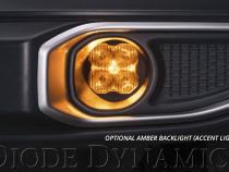 SS3 LED Fog Light Kit for 2008-2010 Dodge Viper Yellow SAE Fog Max w/ Backlight Diode Dynamics