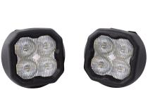 SS3 LED Fog Light Kit for 2008-2009 Pontiac G8 White SAE Fog Pro w/ Backlight Diode Dynamics