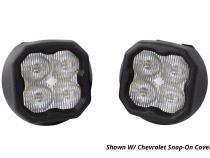 SS3 LED Fog Light Kit for 2007-2013 Chevrolet Avalanche Yellow SAE Fog Max w/ Backlight Diode Dynamics