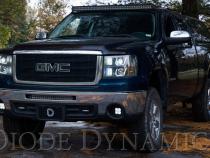 SS3 LED Fog Light Kit for 2007-2013 GMC Sierra 1500 Yellow SAE Fog Max w/ Backlight Diode Dynamics