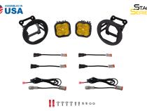 SS3 LED Fog Light Kit for 2005-2009 Subaru Outback Yellow SAE Fog Pro w/ Backlight Diode Dynamics