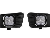 SS3 LED Fog Light Kit for 2010-2018 Ram 2500/3500 White SAE Fog Sport w/ Backlight Diode Dynamics