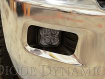 SS3 Sport Type Ram Horiz Kit ABL White SAE Fog Diode Dynamics