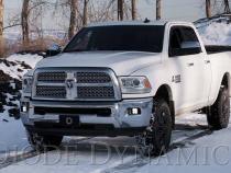 SS3 LED Fog Light Kit for 2010-2018 Ram 2500/3500 Yellow SAE Fog Sport w/ Backlight Diode Dynamics