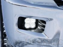 SS3 LED Fog Light Kit for 2010-2018 Ram 2500/3500 White SAE Fog Pro w/ Backlight Diode Dynamics
