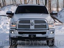 SS3 LED Fog Light Kit for 2010-2018 Ram 2500/3500 White SAE Fog Pro w/ Backlight Diode Dynamics
