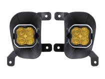 SS3 LED Fog Light Kit for 2013-2018 Ram 1500 Yellow SAE Fog Pro w/ Backlight Diode Dynamics