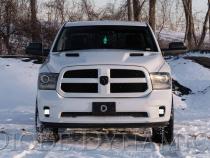 SS3 LED Fog Light Kit for 2013-2018 Ram 1500 Yellow SAE Fog Pro w/ Backlight Diode Dynamics