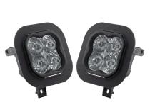 SS3 LED Fog Light Kit for 2011-2016 Ford Super Duty F-250/F-350 Yellow SAE Fog Sport w/ Backlight Diode Dynamics