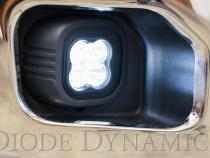SS3 LED Fog Light Kit for 2011-2016 Ford Super Duty F-250/F-350 Yellow SAE Fog Pro w/ Backlight Diode Dynamics