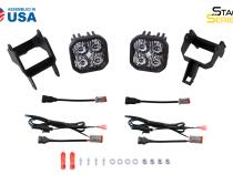 SS3 LED Fog Light Kit for 1999-2010 Ford Super Duty F-250/F-350 Yellow SAE Fog Pro w/ Backlight Diode Dynamics