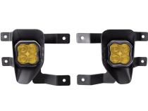 SS3 LED Fog Light Kit for 2016-2018 Chevrolet Silverado 1500 Yellow SAE Fog Max w/ Backlight Diode Dynamics