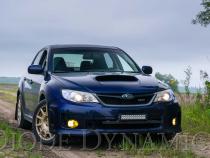 SS3 LED Fog Light Kit for 2011-2014 Subaru WRX/STi White SAE Fog Pro w/ Backlight Diode Dynamics
