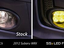 SS3 LED Fog Light Kit for 2011-2014 Subaru WRX/STi White SAE Fog Pro w/ Backlight Diode Dynamics