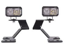 Stage Series 2in LED Ditch Light Kit for 2021 Ford Bronco Sport, Pro White Combo Diode Dynamics