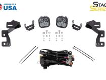 Stage Series 2in LED Ditch Light Kit for 2021 Ford Bronco Sport, Pro White Combo Diode Dynamics