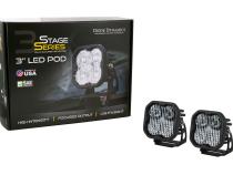 SS3 LED Ditch Light Kit for 2021 Ford Bronco, Pro White Combo Diode Dynamics