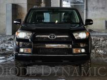 SS3 LED Fog Light Kit for 2010-2013 Toyota 4Runner, White SAE Fog Max with Backlight Diode Dynamics