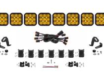 SS5 Sport Universal CrossLink 8-Pod Lightbar Yellow Driving Diode Dynamics