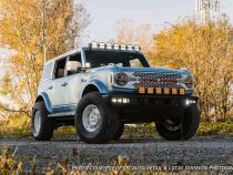 Bronco SS5 6-Pod CrossLink Grille Lightbar Kit Sport Yellow Combo Diode Dynamics
