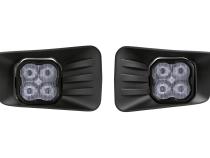 SS3 LED Fog Light Kit for 2007-2015 Chevrolet Silverado, White SAE Fog Max with Backlight Diode Dynamics