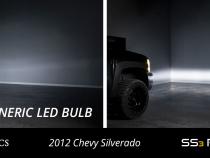 SS3 LED Fog Light Kit for 2007-2015 Chevrolet Silverado, White SAE Fog Max with Backlight Diode Dynamics