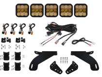 SS5 Grille CrossLink Lightbar Kit for 2021-2022 Ford F-150, Pro White Combo Diode Dynamics