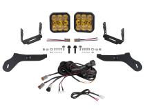 SS5 Bumper LED Pod Light Kit for 2017-2020 Ford Raptor Sport Yellow Combo Diode Dynamics