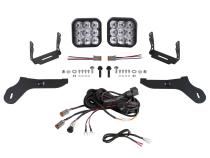 SS5 Bumper LED Pod Light Kit for 2017-2020 Ford Raptor Sport White Driving Diode Dynamics