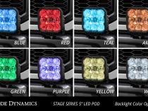 SS5 Bumper LED Pod Light Kit for 2017-2020 Ford Raptor Pro Yellow Driving Diode Dynamics