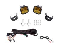 Stage Series Backlit Ditch Light Kit for 2021-2022 Ford F-150, SSC2 Sport Yellow Combo Diode Dynamics