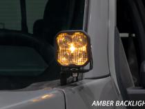 Stage Series Backlit Ditch Light Kit for 2021-2022 Ford F-150, SSC2 Sport Yellow Combo Diode Dynamics
