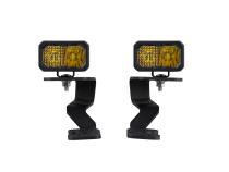 Stage Series Ditch Light Kit for 2022 Toyota Tundra C2 Pro Diode Dymanics Yellow Combo Diode Dymanics