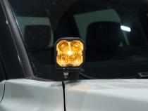 Stage Series Ditch Light Kit for 2022 Toyota Tundra C2 Pro Diode Dymanics Yellow Combo Diode Dymanics
