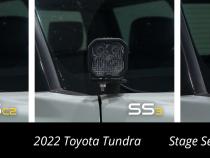 Stage Series Ditch Light Kit for 2022 Toyota Tundra C2 Pro Diode Dymanics Yellow Combo Diode Dymanics