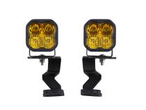 Stage Series Ditch Light Kit for 2022 Toyota Tundra SS3 Sport Diode Dymanics Yellow Combo Diode Dymanics