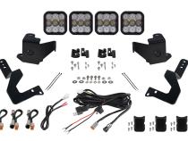 SS5 Grille CrossLink Lightbar Kit for 2022 Toyota Tundra Sport White Combo Diode Dymanics