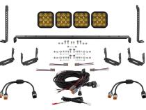 SS5 Stealth Grille LED 4-Pod Kit for 2014-2023 Toyota 4Runner, Sport Yellow Driving Diode Dynamics