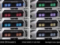 SS5 Stealth Grille LED 4-Pod Kit for 2014-2023 Toyota 4Runner, Sport Yellow Driving Diode Dynamics
