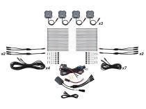 RGBW Rock Light Installer Kit w/Controller (12-pack)