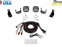 Stage Series Ditch Light Kit for 2022+ Ford Maverick, SS3 Pro Yellow Combo