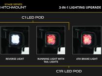 Hitch Mount LED Pod Reverse Kit for 2022+ Ford Maverick C1 Sport Diode Dynamics