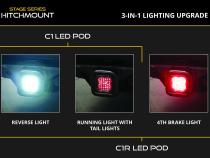 HitchMount LED Pod Reverse Kit for 2023-2024 Chevrolet Colorado C1 Diode Dynamics